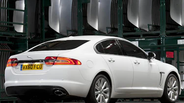 New Jaguar XF estate production