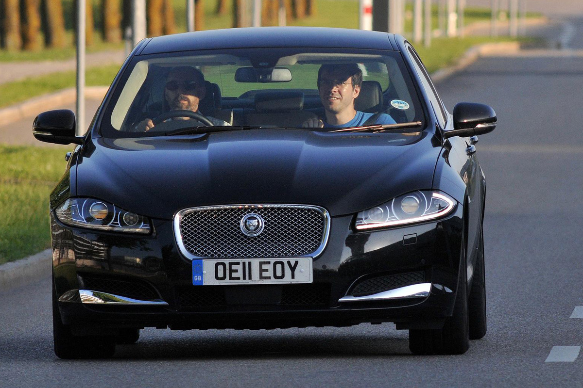 New Jaguar XF estate production