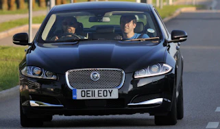 New Jaguar XF estate production