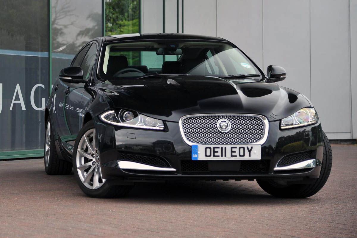 New Jaguar XF estate production
