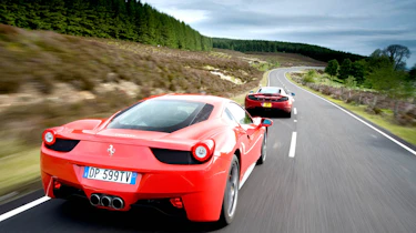 Ferrari 458 Italia beats McLaren MP4-12C