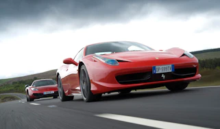 Ferrari 458 Italia beats McLaren MP4-12C
