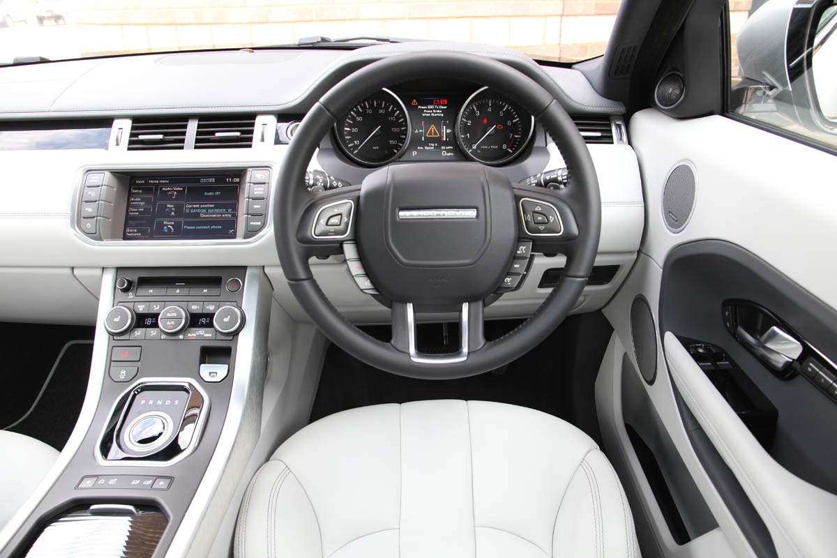 Range Rover Evoque interior