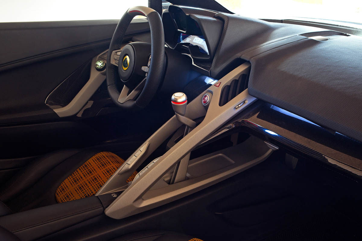 New Lotus Elise interior