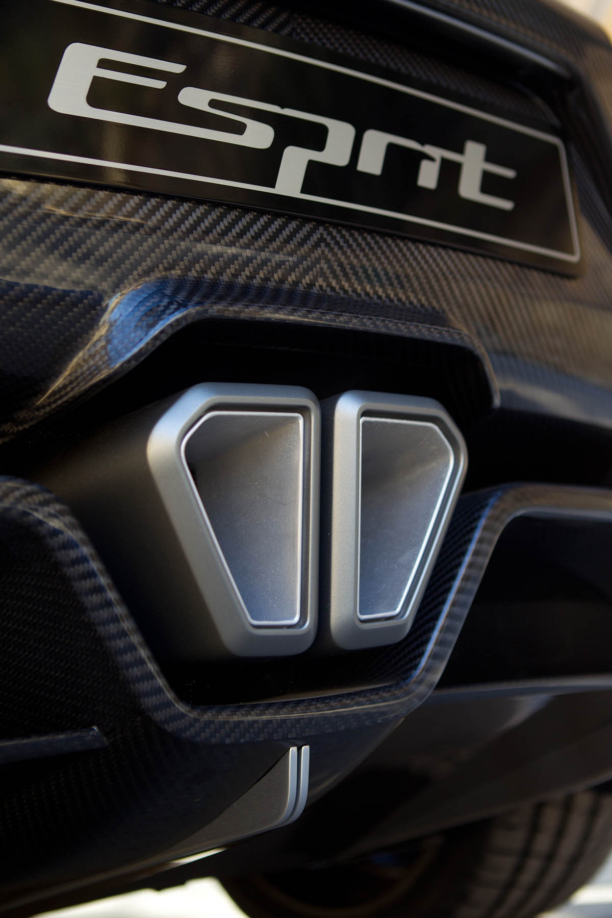 New Lotus Esprit exhaust