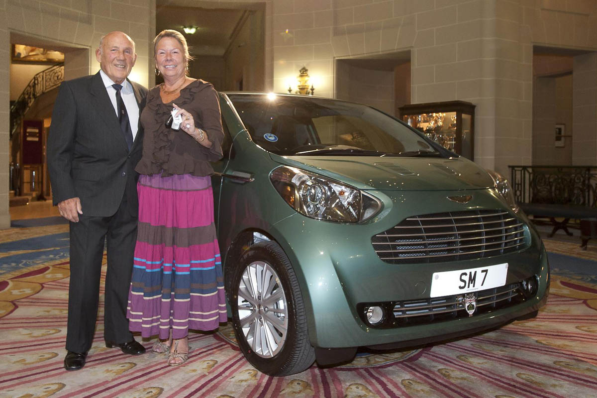 Stirling Moss gets an Aston Martin Cygnet
