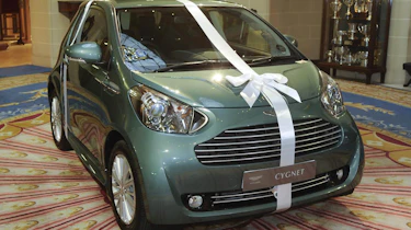 Stirling Moss gets an Aston Martin Cygnet