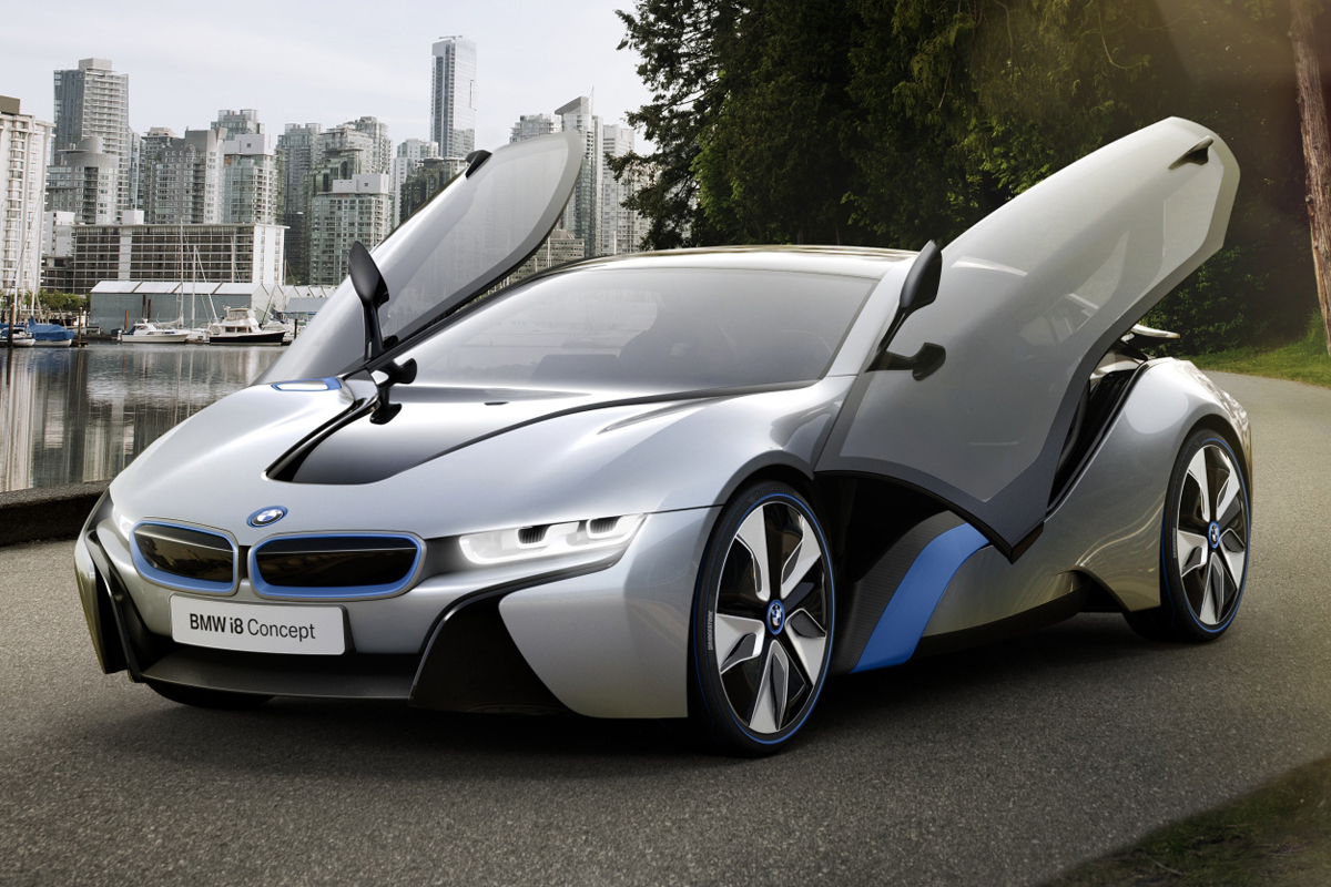 BMW i8 hybrid supercar concept