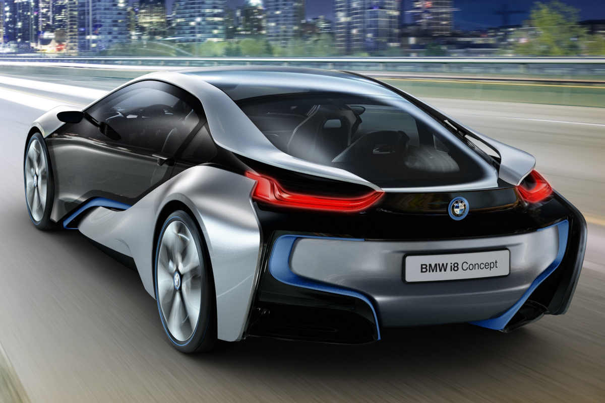 BMW i8 hybrid supercar concept
