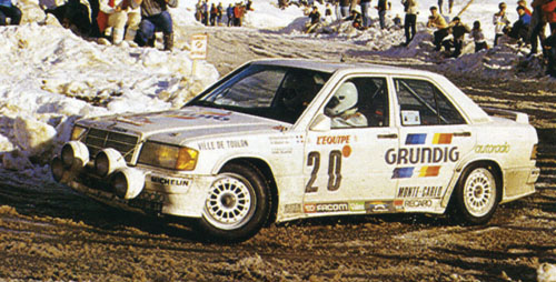 1987 Mercedes 190 E group A rally