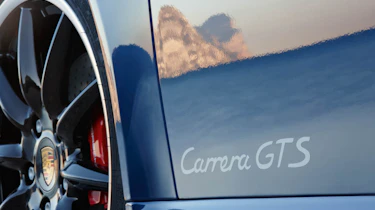 Porsche 911 Carrera GTS Cabriolet badge
