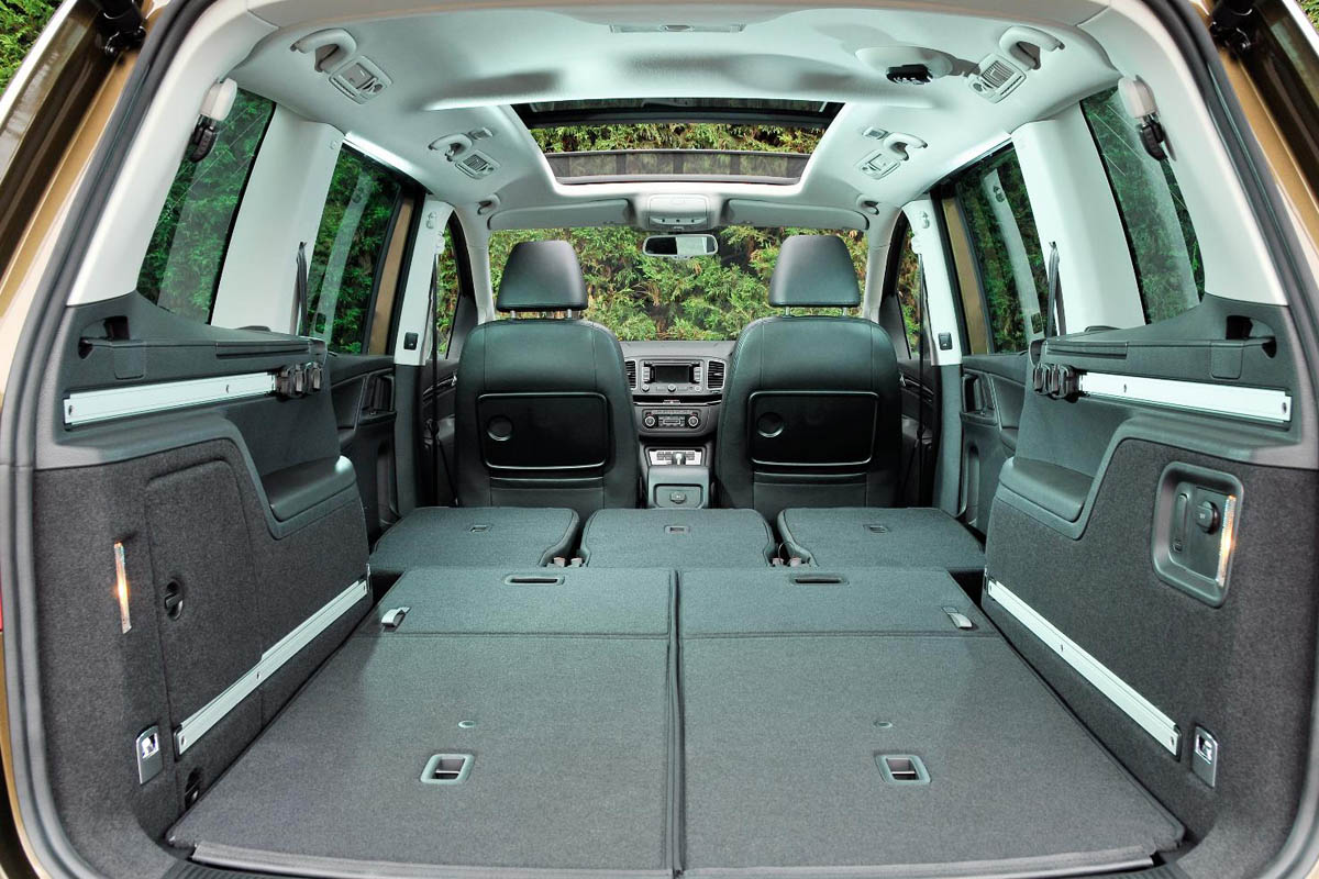 SEAT Alhambra 2.0 TDI Ecomotive bootspace