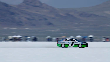 Bonneville Skoda Octavia vRS record attempt