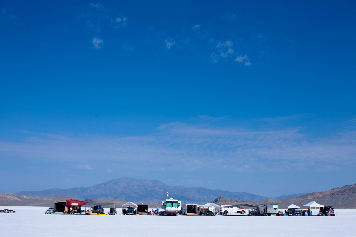 Bonneville Skoda Octavia vRS record attempt
