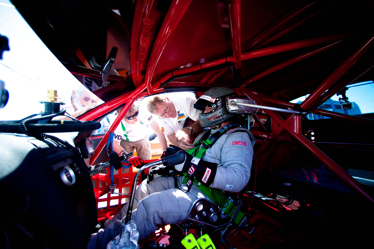 Bonneville Skoda Octavia vRS record attempt