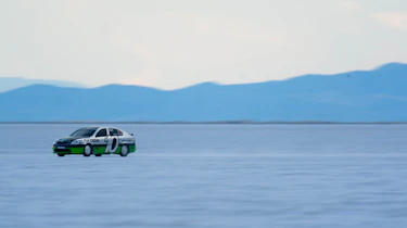 Bonneville Skoda Octavia vRS record attempt