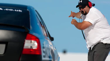 Bonneville Skoda Octavia vRS record attempt