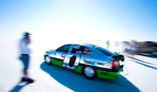 Bonneville Skoda Octavia vRS record attempt