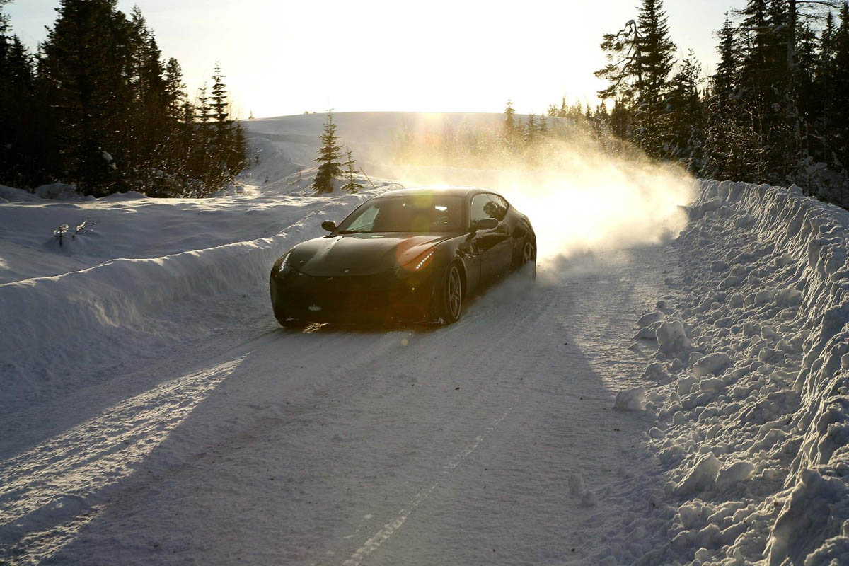 New Ferrari ice driving course