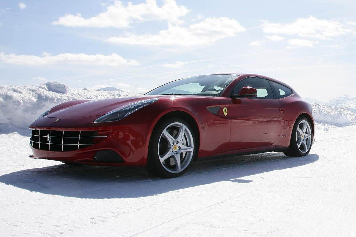 New Ferrari ice driving course