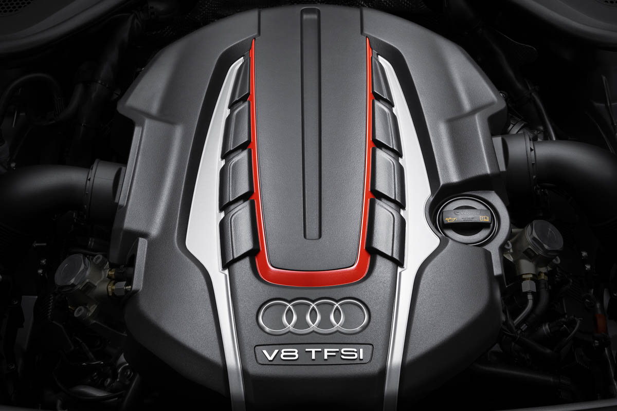 Audi twin-turbo 4-litre V8