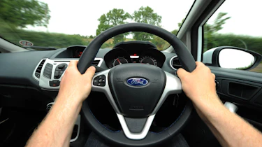 Ford Fiesta S1600 steering wheel