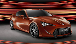 Toyota FT-86 coupe at Frankfurt