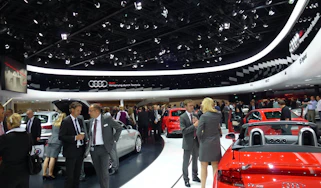 Audi show stand