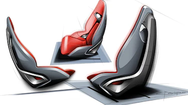 Jaguar C-X16 design sketches