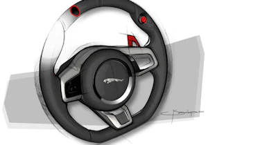 Jaguar C-X16 design sketches