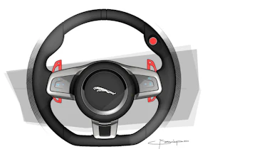 Jaguar C-X16 design sketches