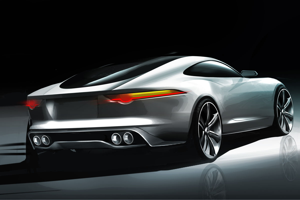 Jaguar C-X16 design sketches