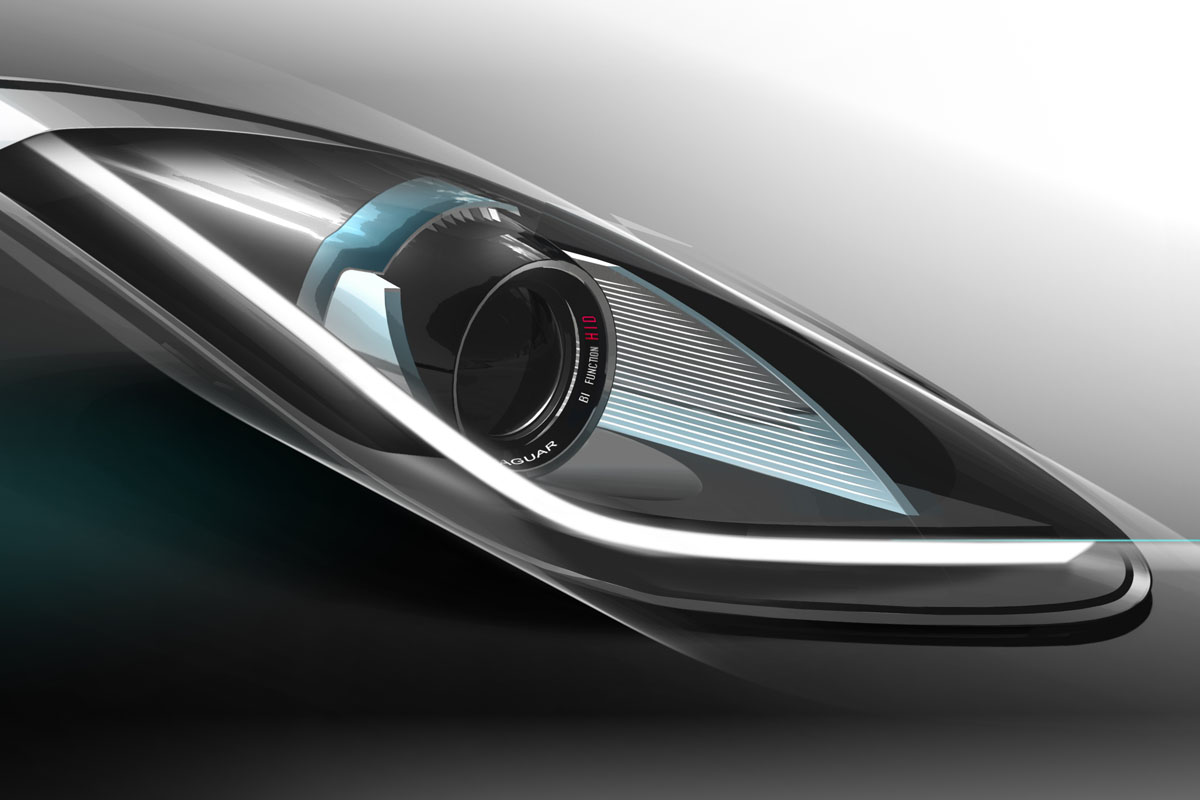 Jaguar C-X16 design sketches