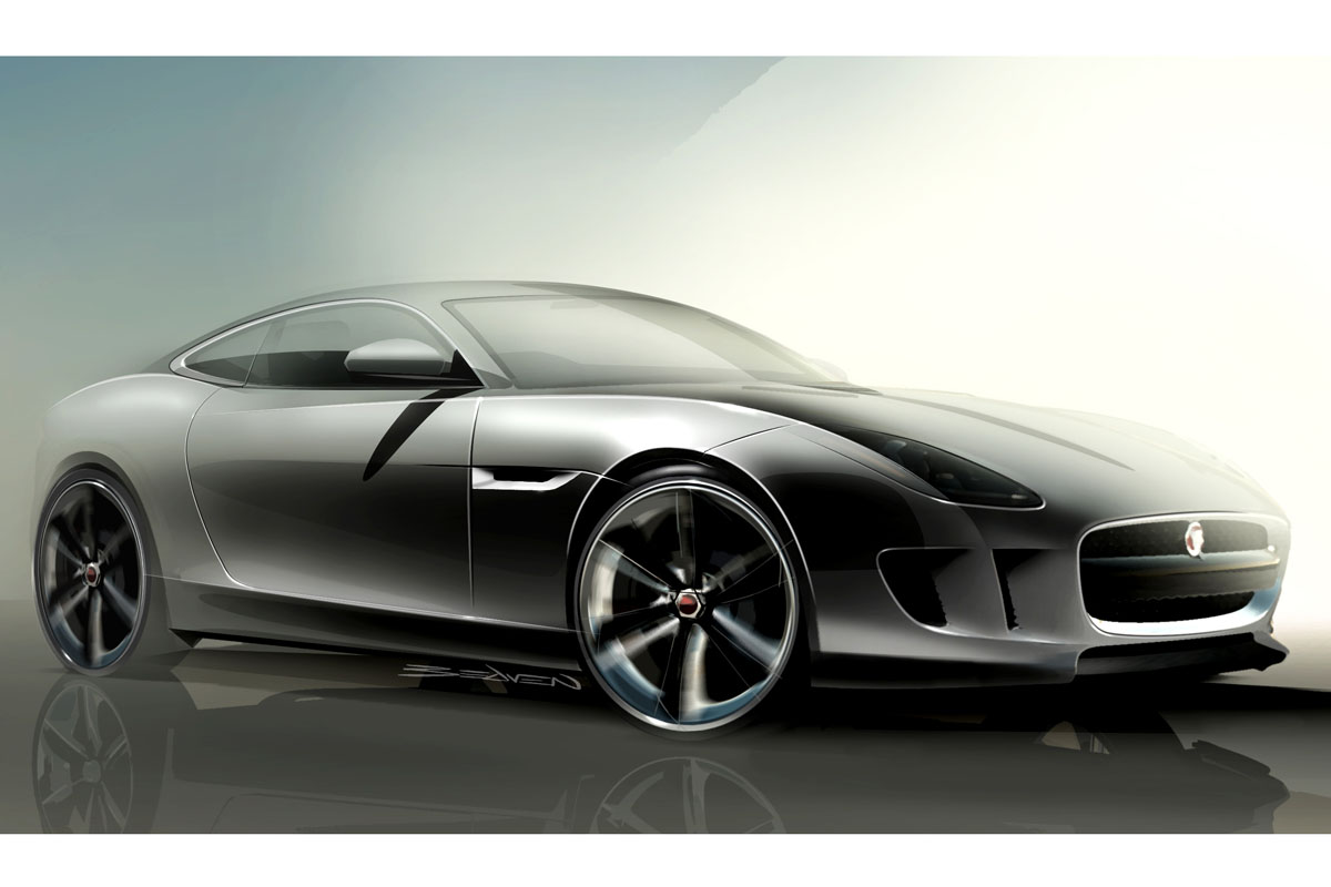 Jaguar C-X16 design sketches