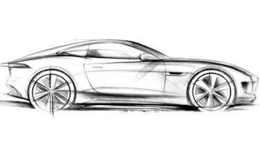 Jaguar C-X16 design sketches