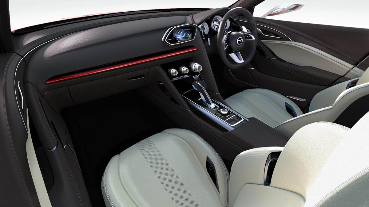 New Mazda Takeri sports saloon