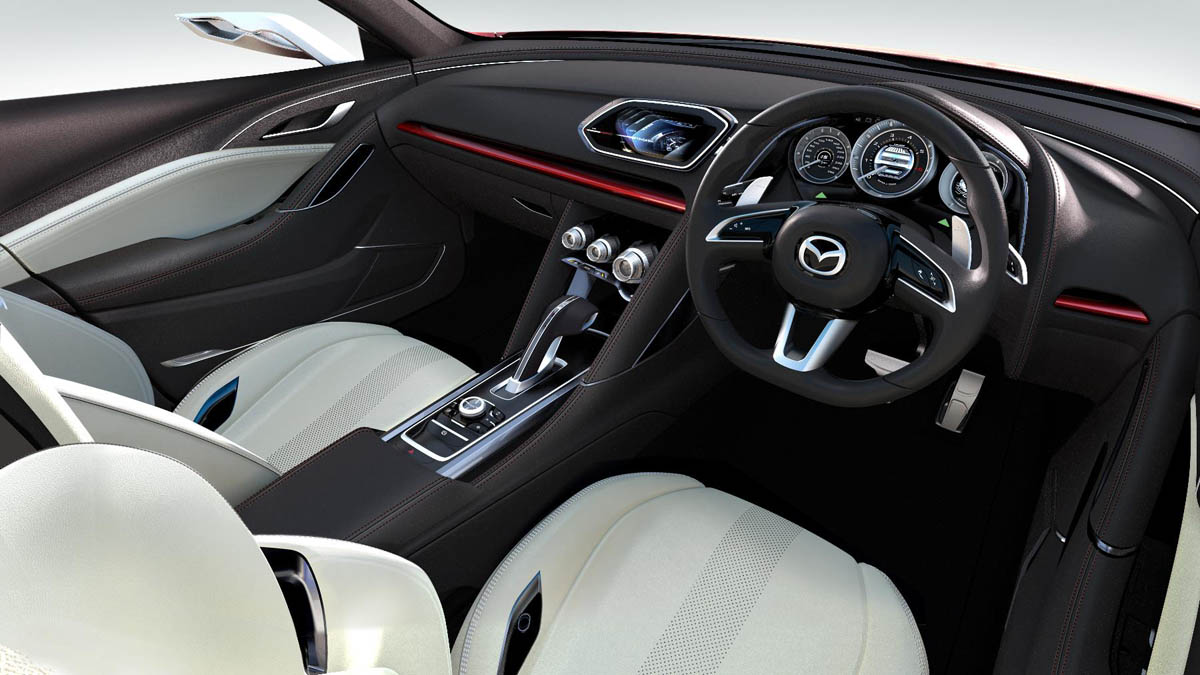 New Mazda Takeri sports saloon