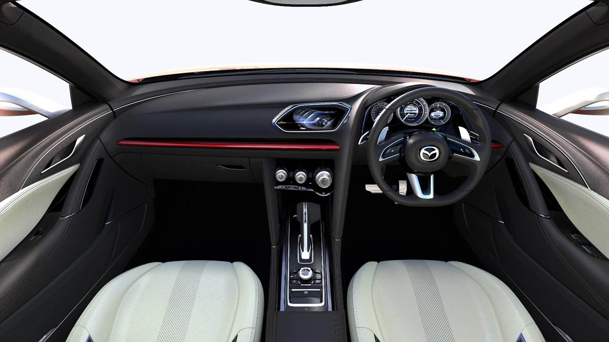 New Mazda Takeri sports saloon