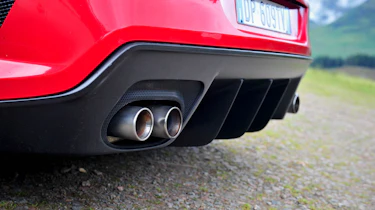 Ferrari 599 GTO exhausts