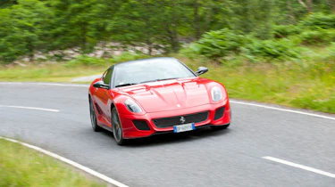Ferrari 599 GTO sideways