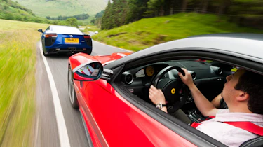Ferrari 599 GTO v Lexus LFA