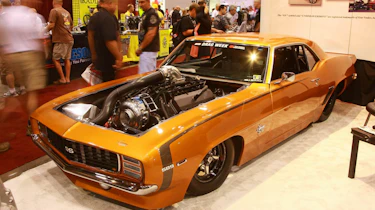 2011 SEMA show: Camaro drag car