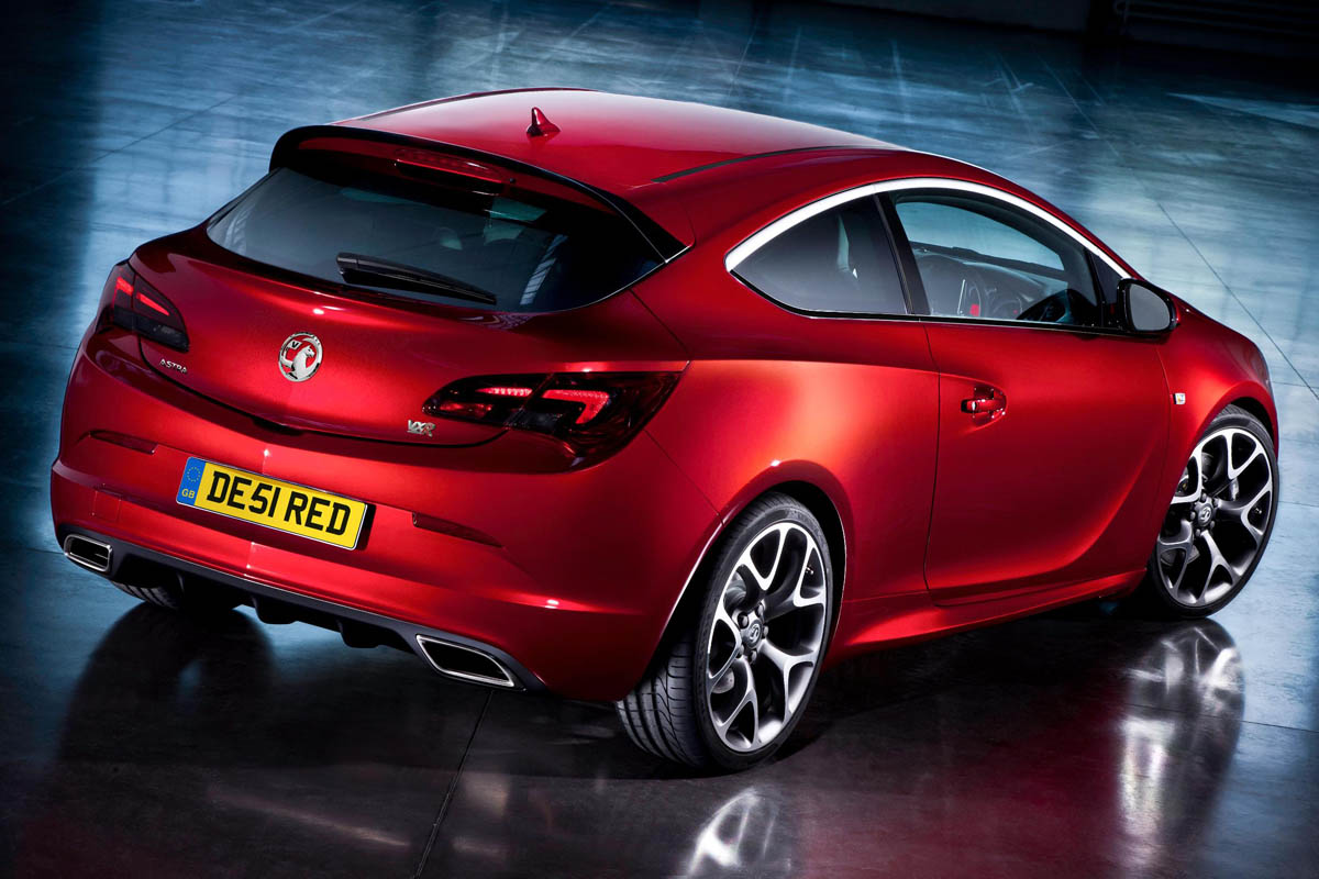 New Vauxhall Astra VXR rear view