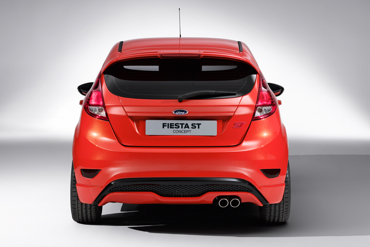 Ford Fiesta ST five door rear view