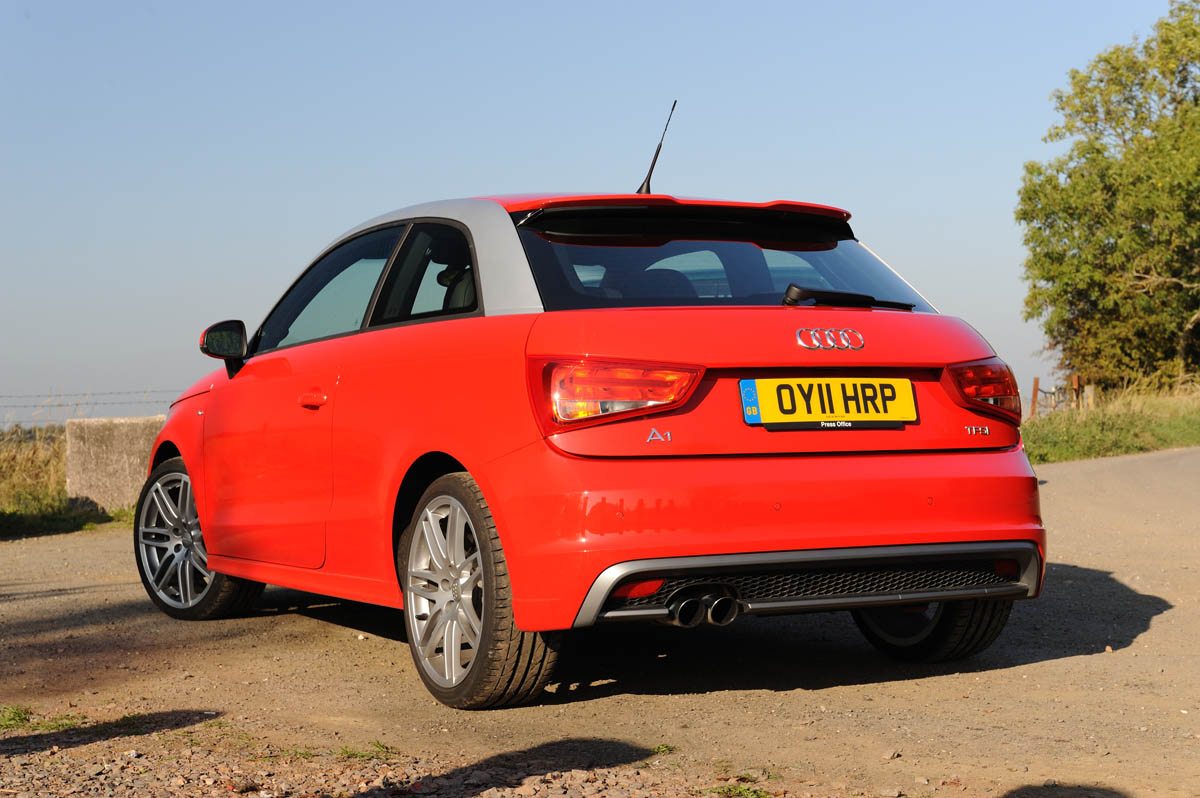 Audi A1 1.4 TSI 185 S Line rear view