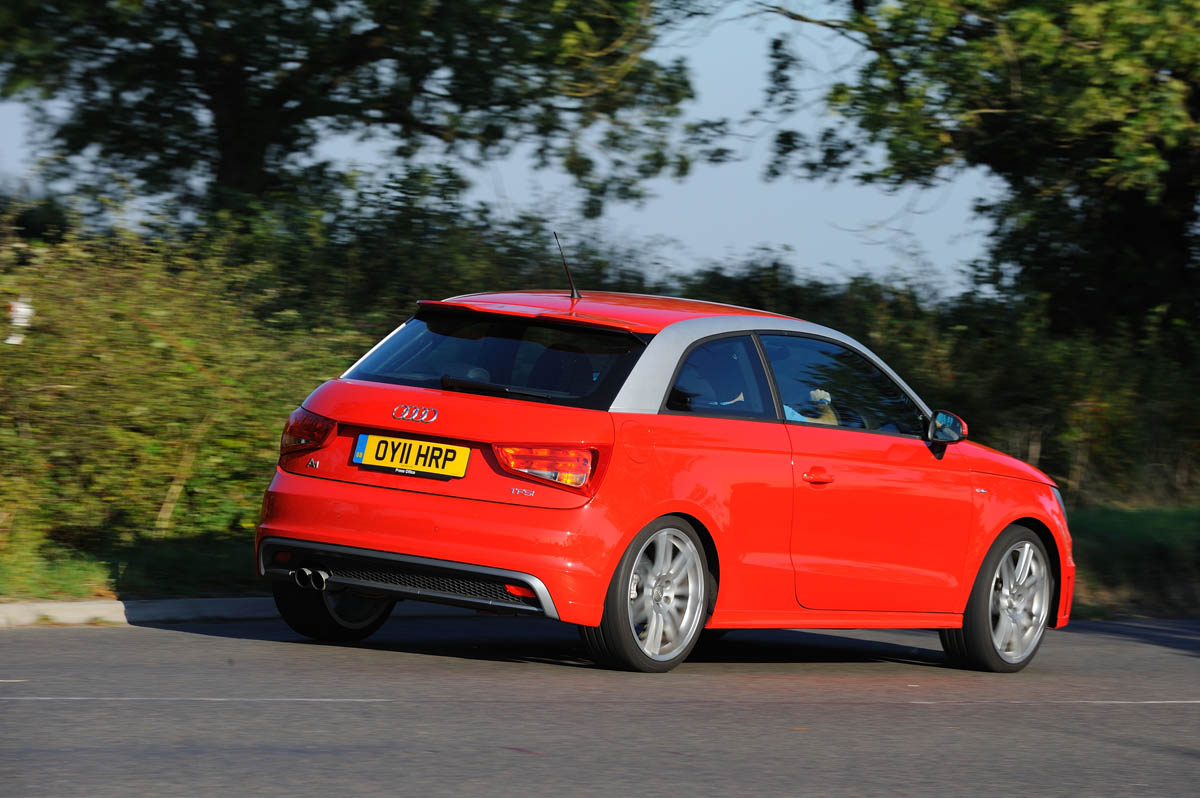 Audi A1 1.4 TSI 185 S Line cornering