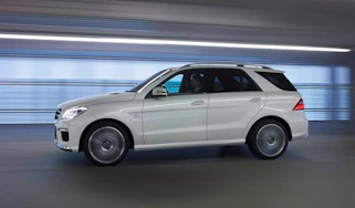 Mercedes-Benz ML63 AMG side view
