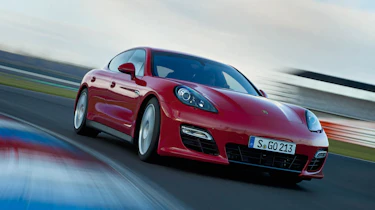 Porsche Panamera GTS on track