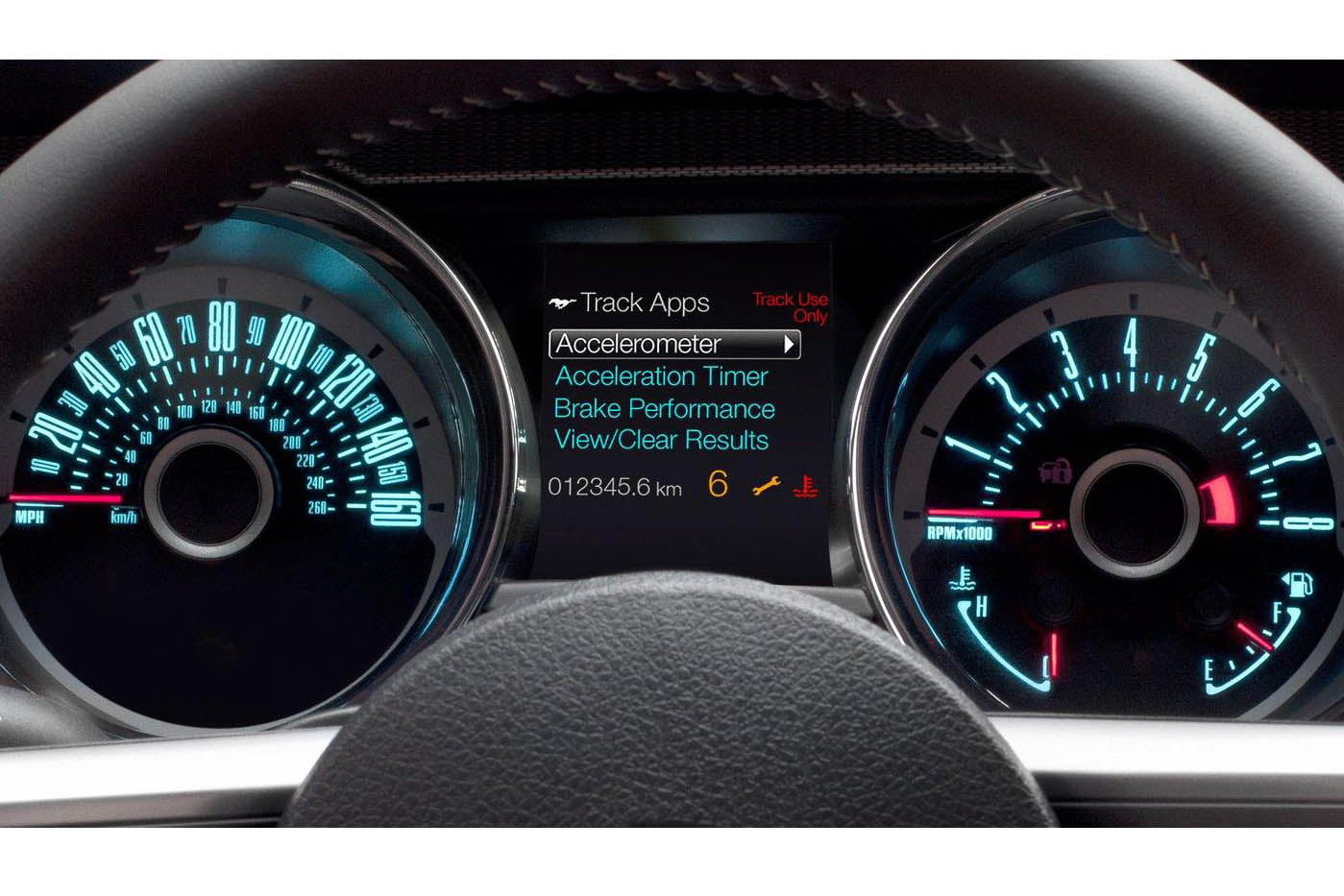 2013 Ford Mustang track apps