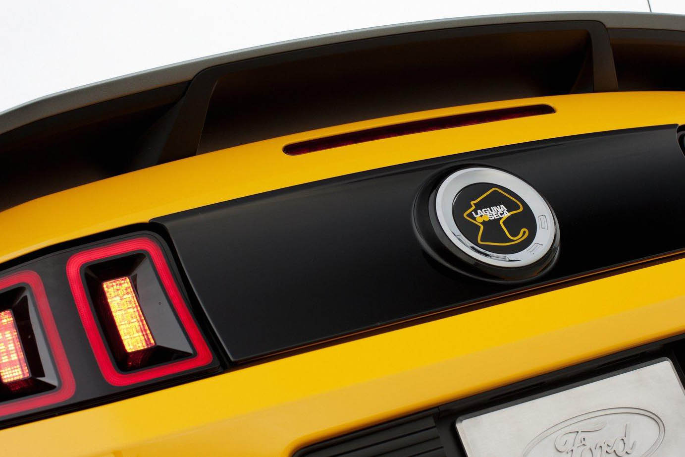 2013 Ford Mustang Boss 302 Laguna Seca badge